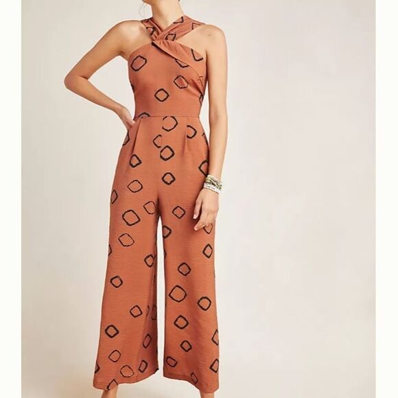 NWT Anthropologie Eva Franco Faith Jumpsuit Size 2